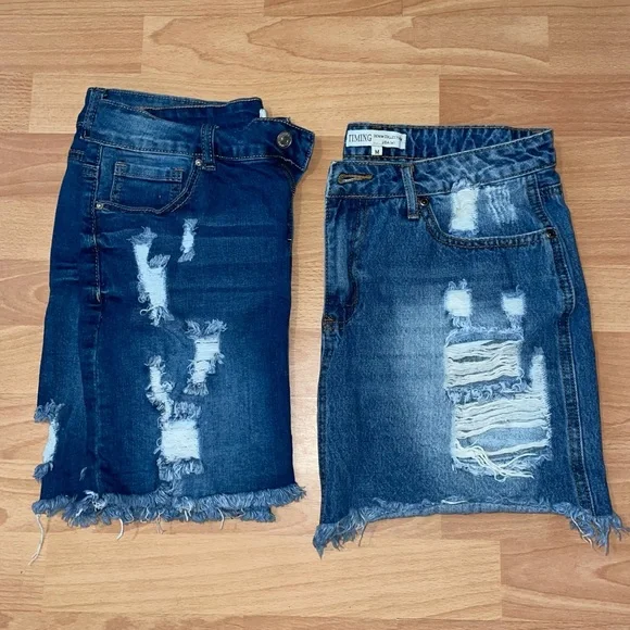 2 PCK Denim Skirt - Picture 9 of 9